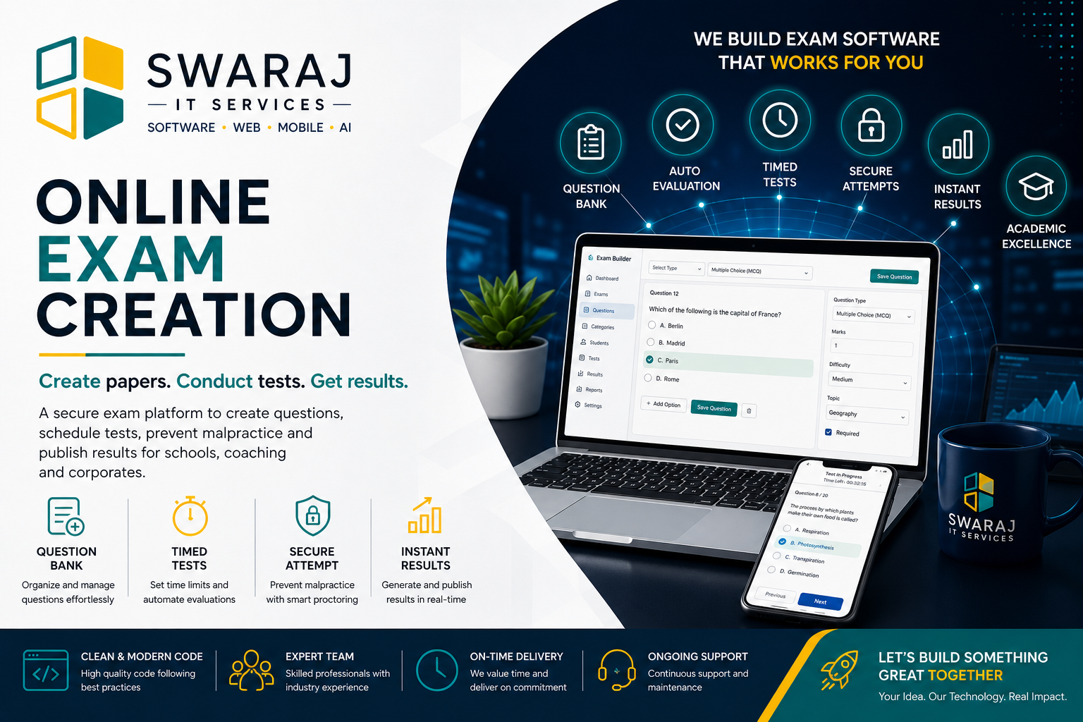 Online Exam Creation